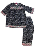 BLACK EMBROIDERED SUIT