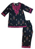 BLACK EMBROIDERED SUIT